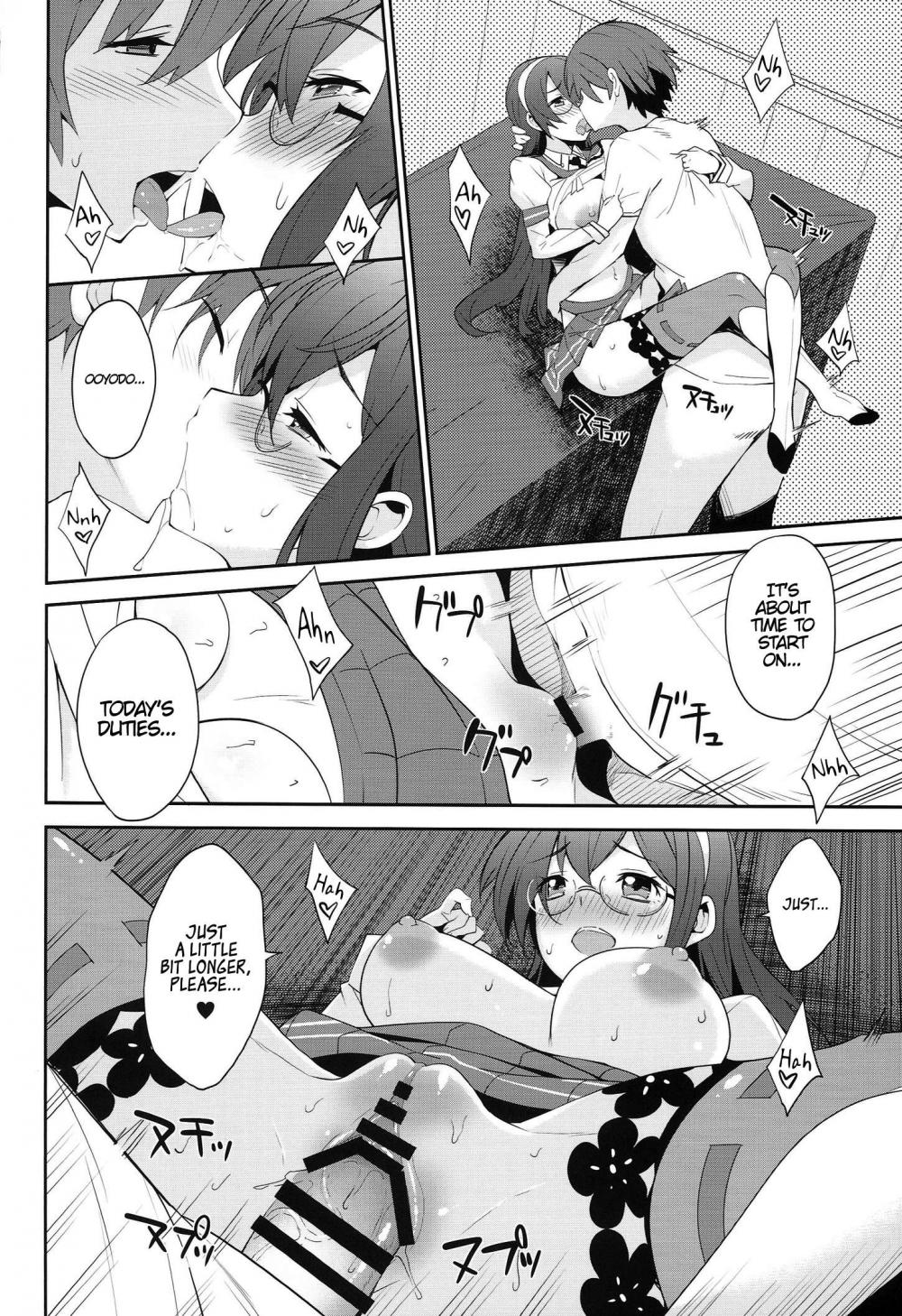 Hentai Manga Comic-The Secretary is Ooyodo-Read-12